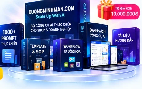 Bộ công cụ AI thực chiến trị giá hơn 10.000.000đ